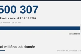 Slovenský internet má pol milióna .sk domén