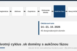 Vypadávajúce .sk domény pôjdu do aukcie: čo sa mení